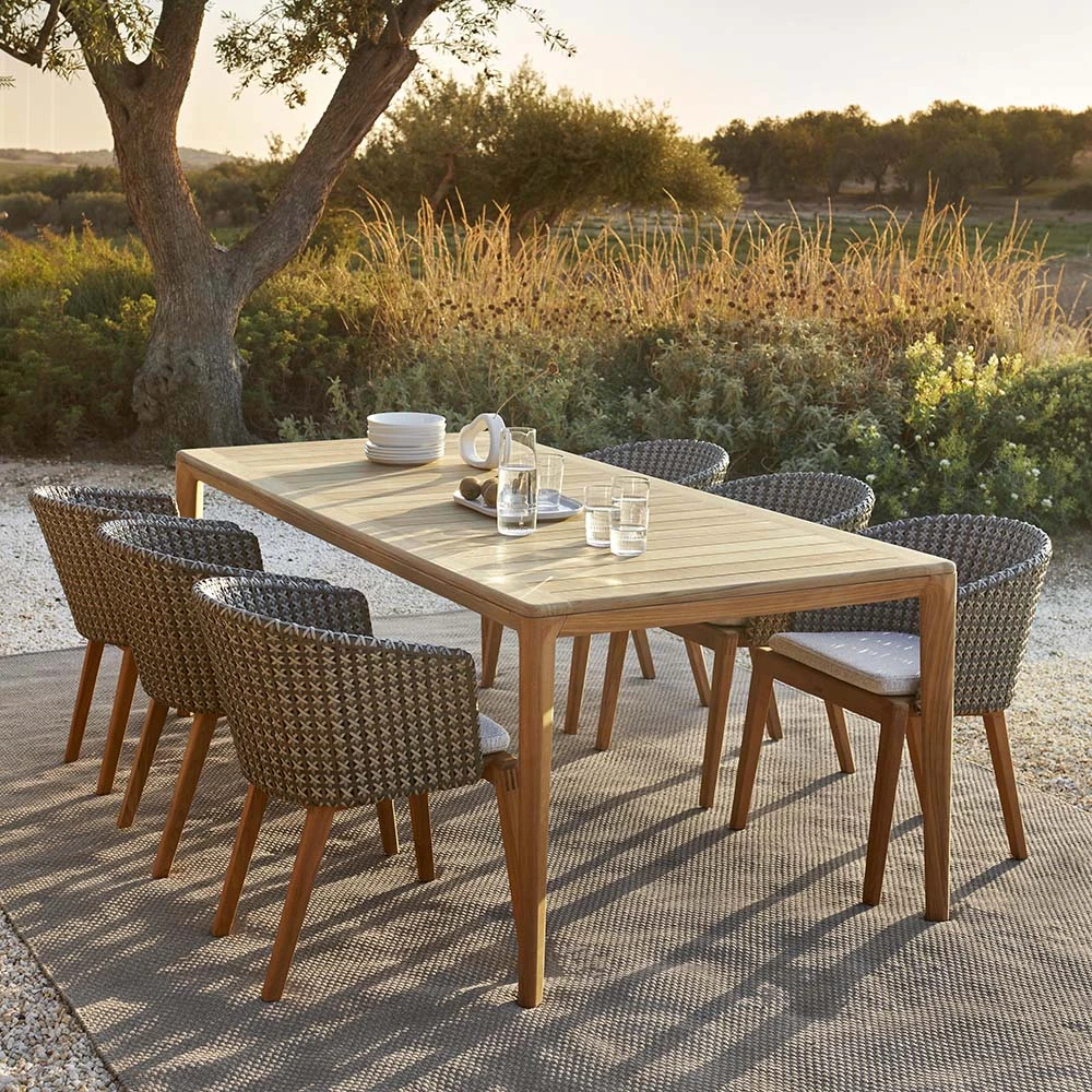 Armchair Calypso teak & Kris Kross woven back (5)