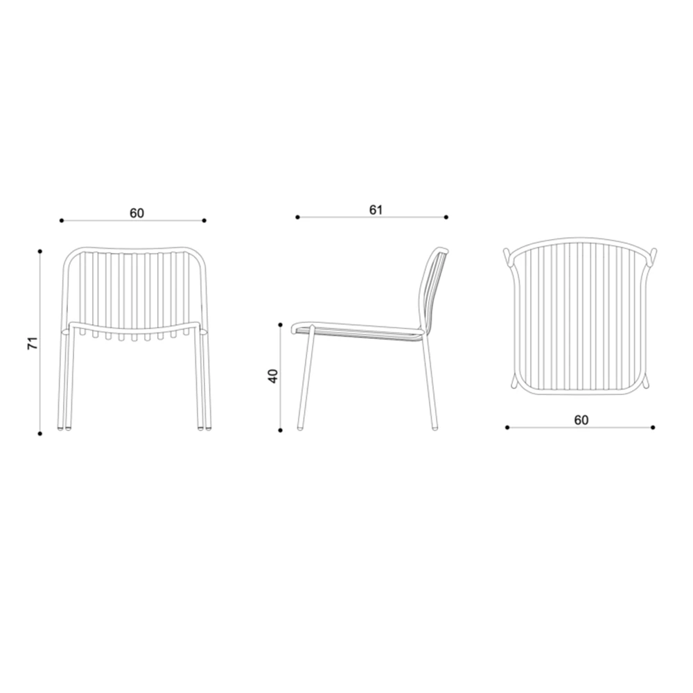 Chair METIS LINE Lounge (6)