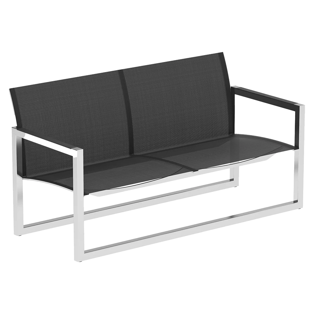 Bench Ninix low bank stainless steel