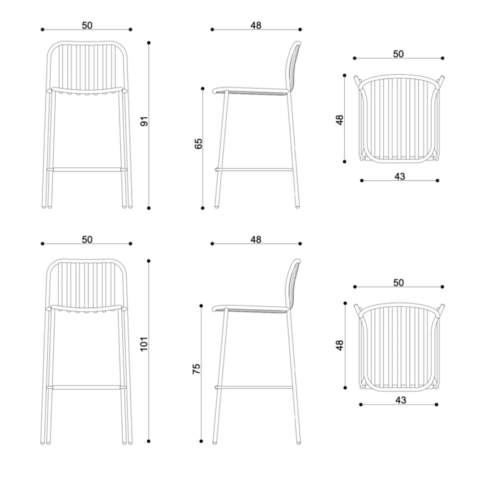 Stool METIS LINE (8)