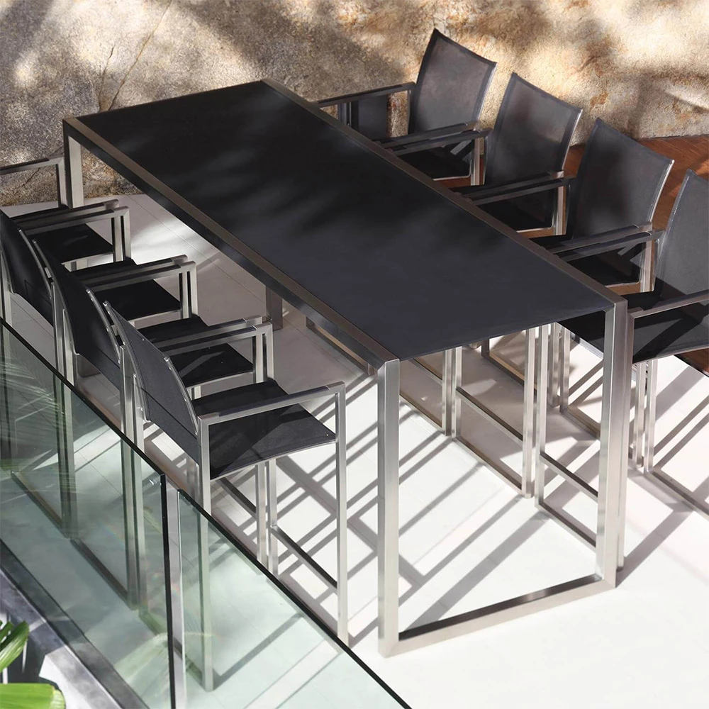 Bar table Ninix 240x90cm ceramic top (2)