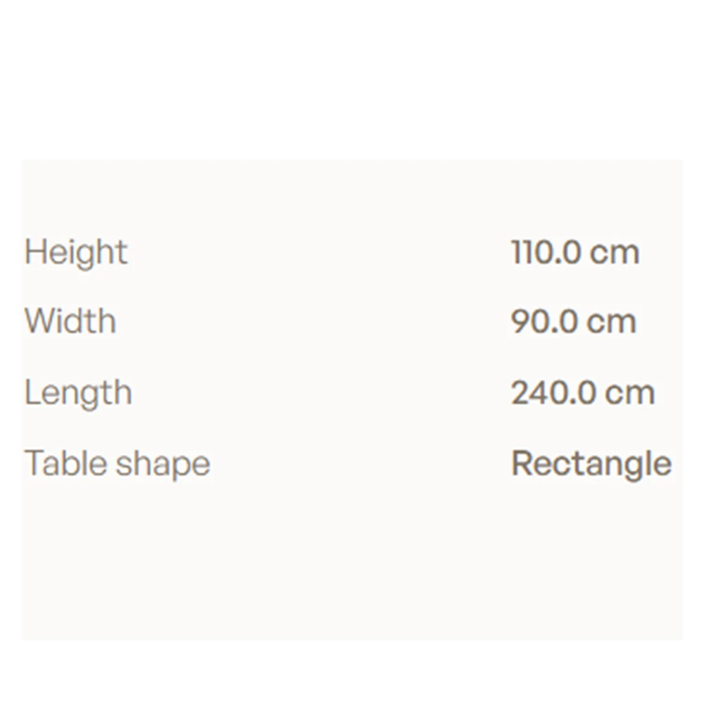 Bar table Ninix 240x90cm ceramic top (3)
