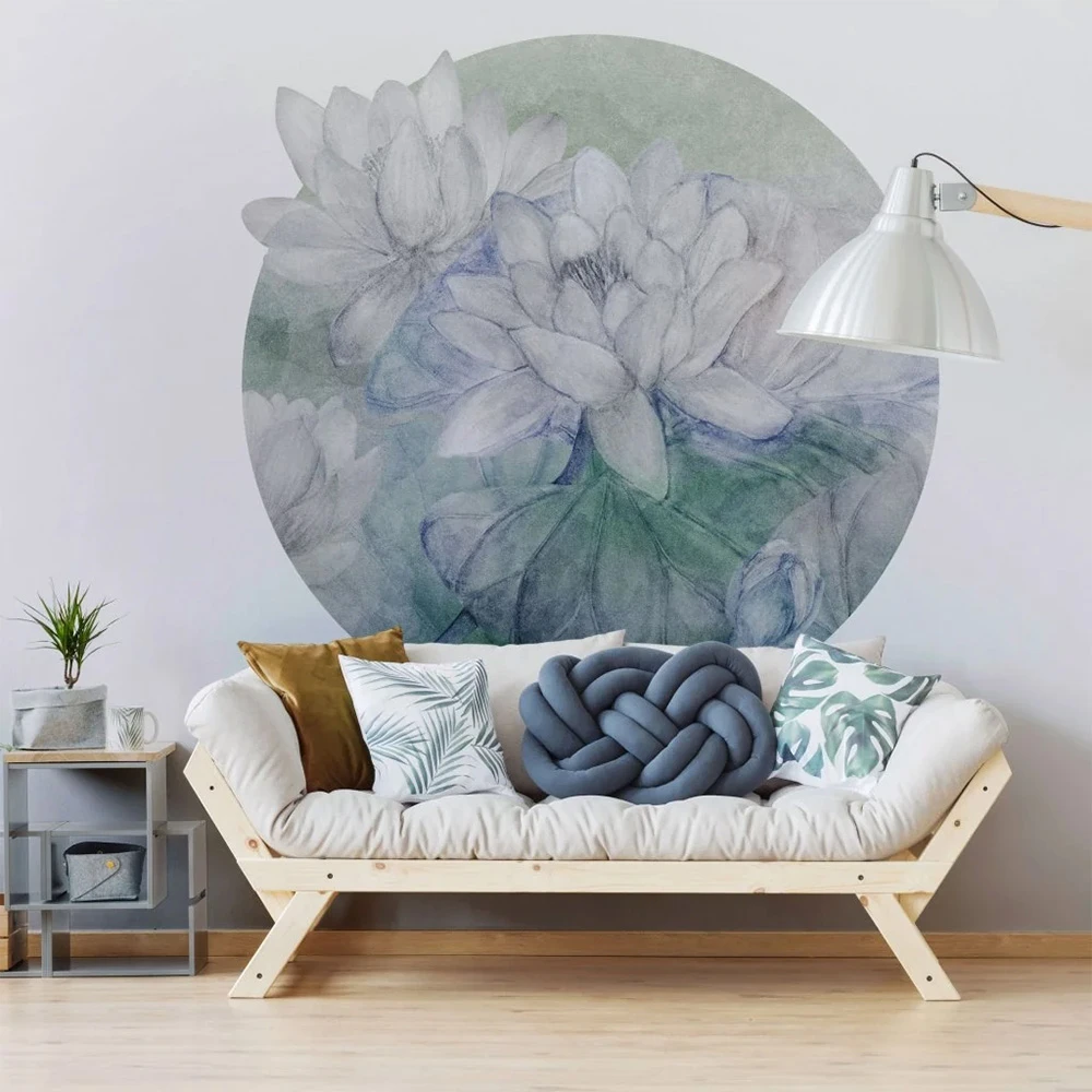 Wallpaper Wall Art Winter circle (2)