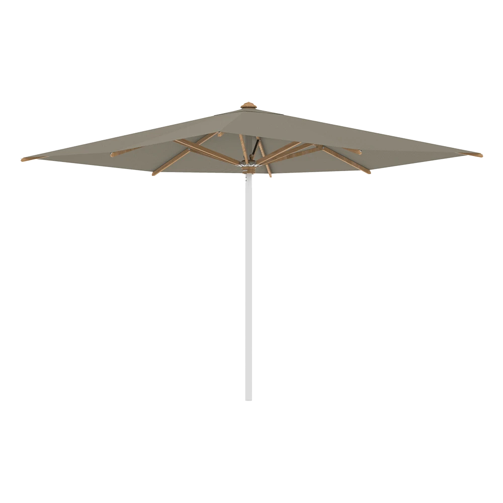 Shady parasol 3x3m teak pole & teak ribs