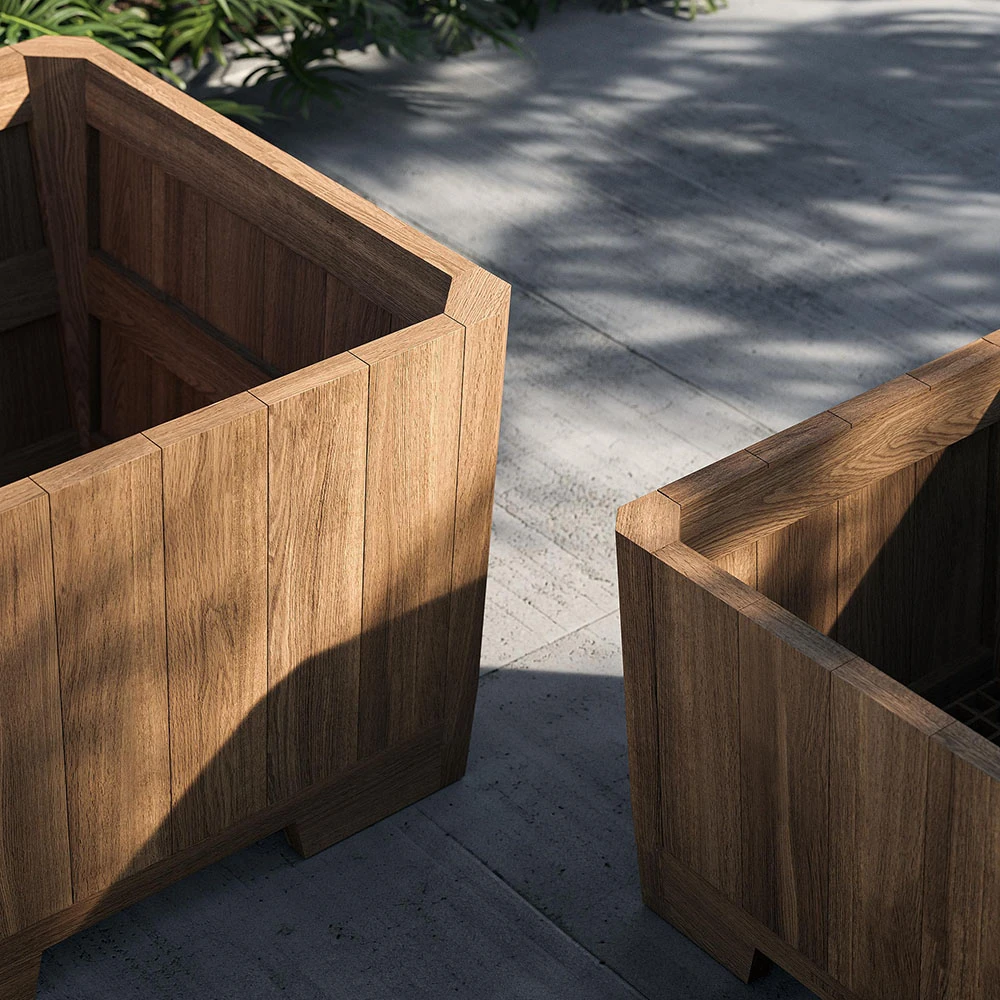 Planter  Botaniq Teak 100x100cm (3)