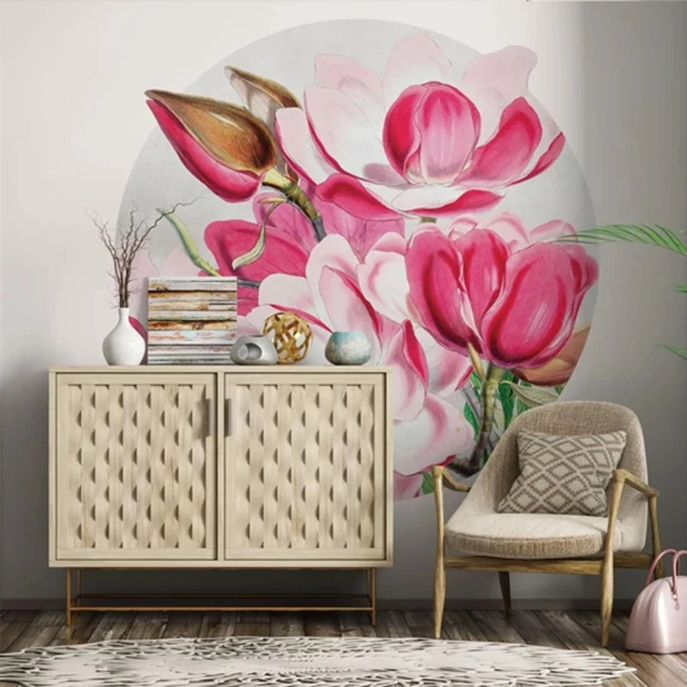 Круглые обои Wall Art Magnolia circle (2)