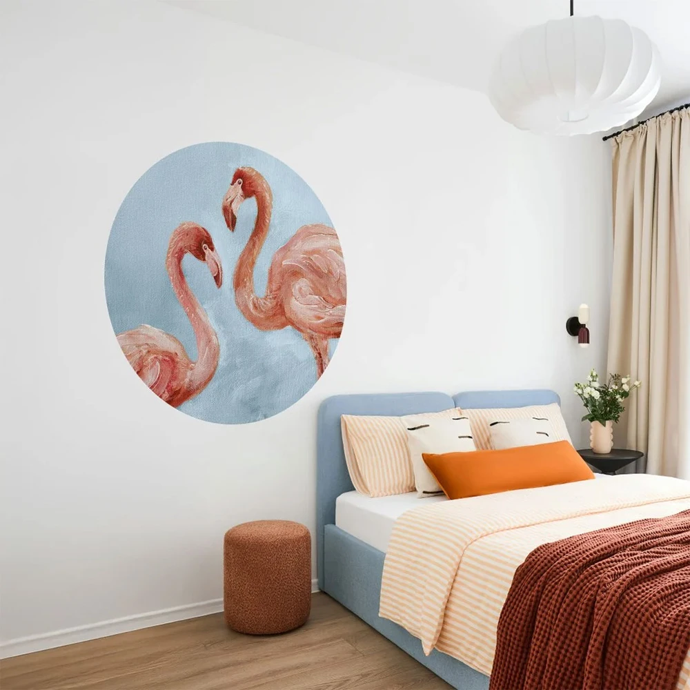 Wallpaper Wall Art Fenico Blue circle (2)