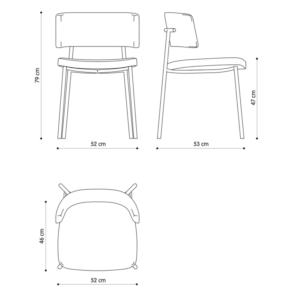Chair TrabÀ MARLEN MET Stackable (18)