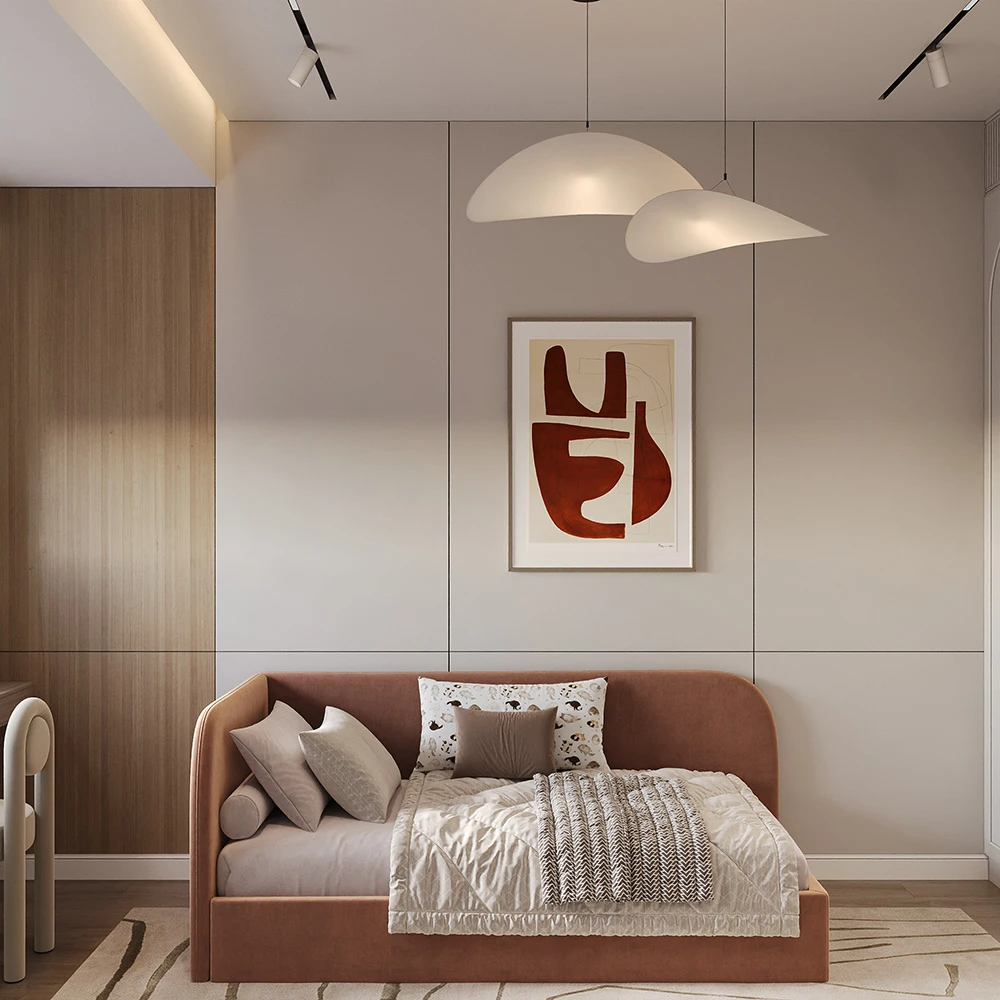 Modern Children's Bedroom Interior 3D Scene (2)