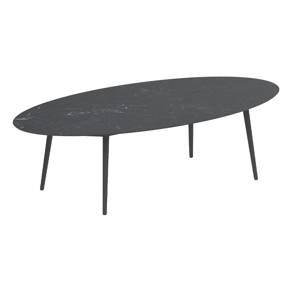 Tavolo da pranzo Royal Botania Styletto low 250x130cm piano in ceramica