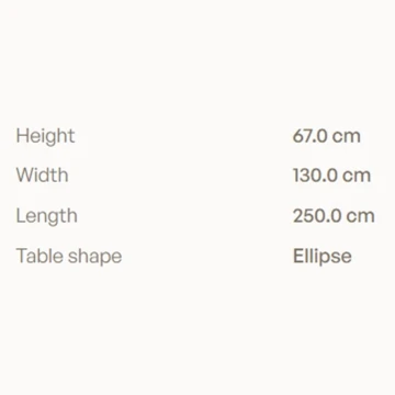 Tavolo da pranzo Royal Botania Styletto low 250x130cm piano in ceramica (2)