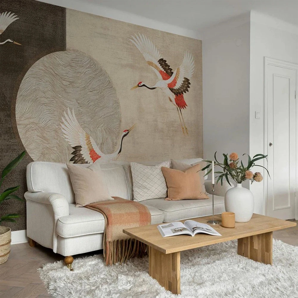 Wallpaper Wall Deco Modern Tsuru (2)