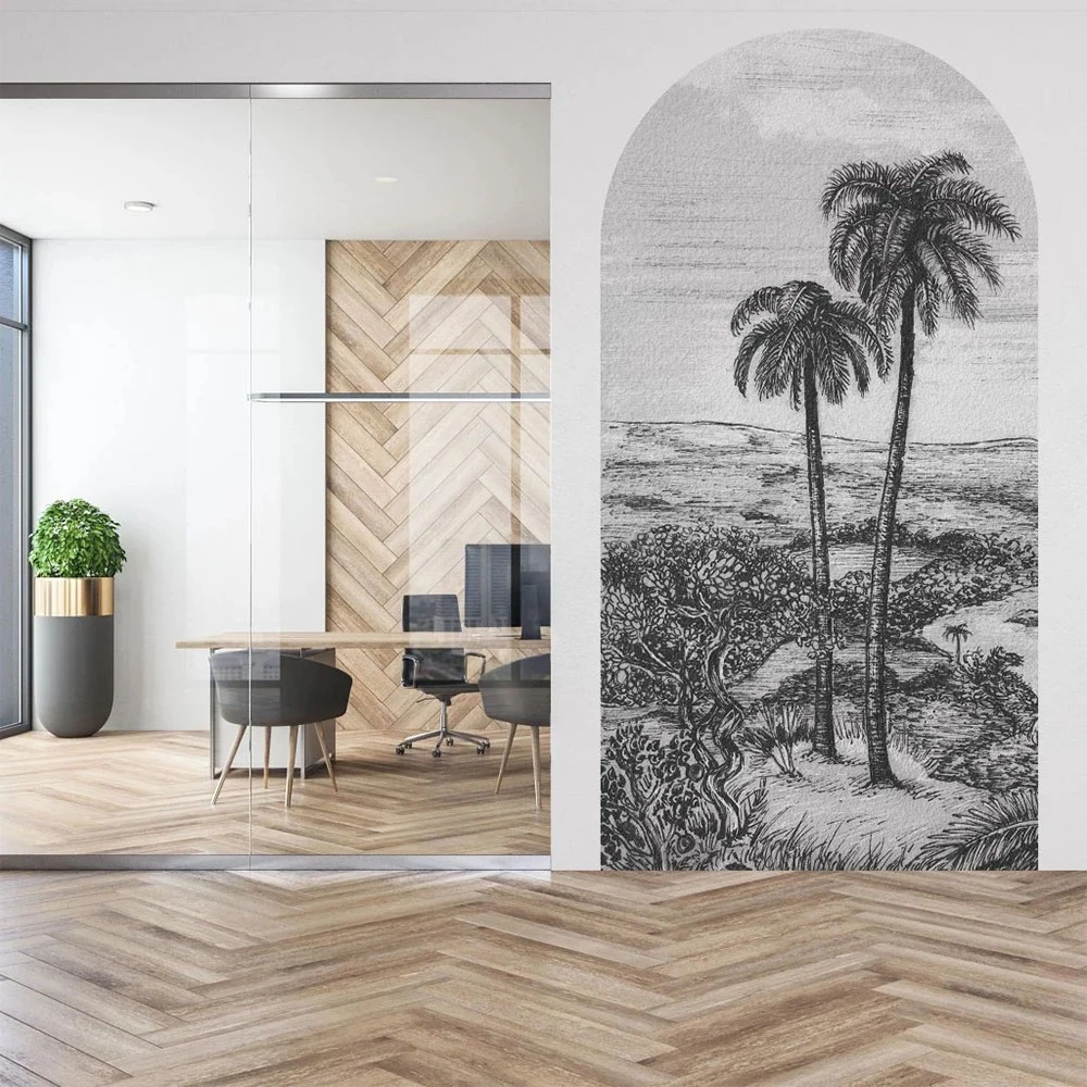 Wallpaper Wall Art Palm arc (2)