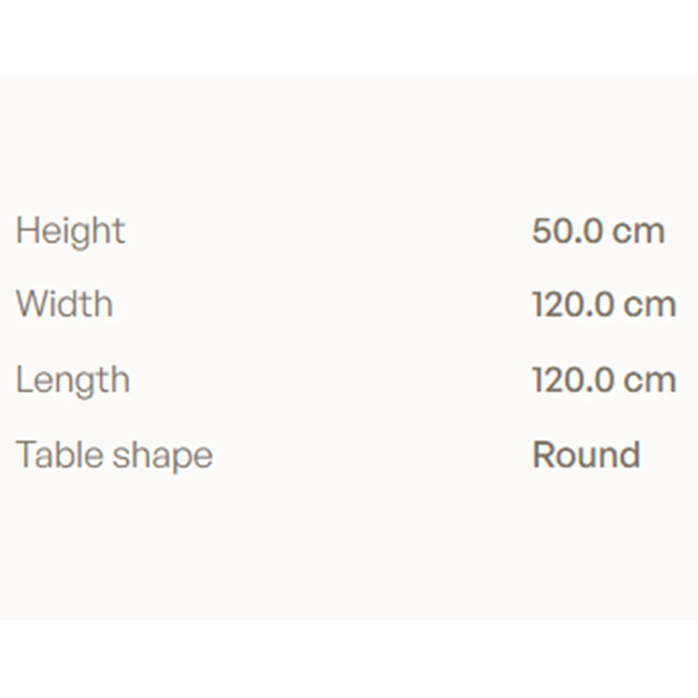 Table basse Royal Botania Conix Ø 120cm High Lounge (3)
