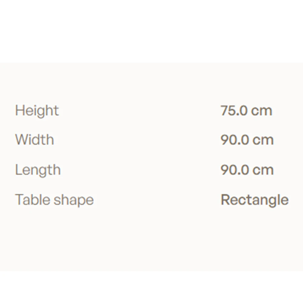 Table Royal Botania Ninix 90x90cm ceramic top (2)