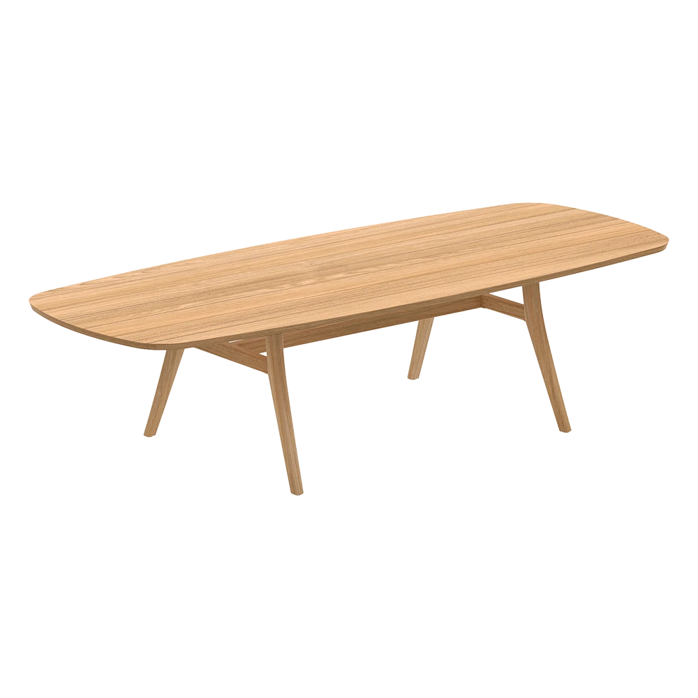 Table à manger Royal Botania Zidiz 300x120cm ovale teck
