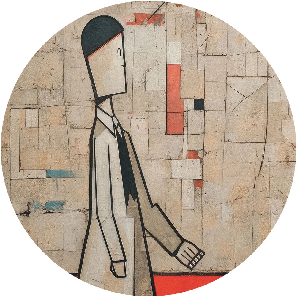 Wallpaper Wall Art Piet circle