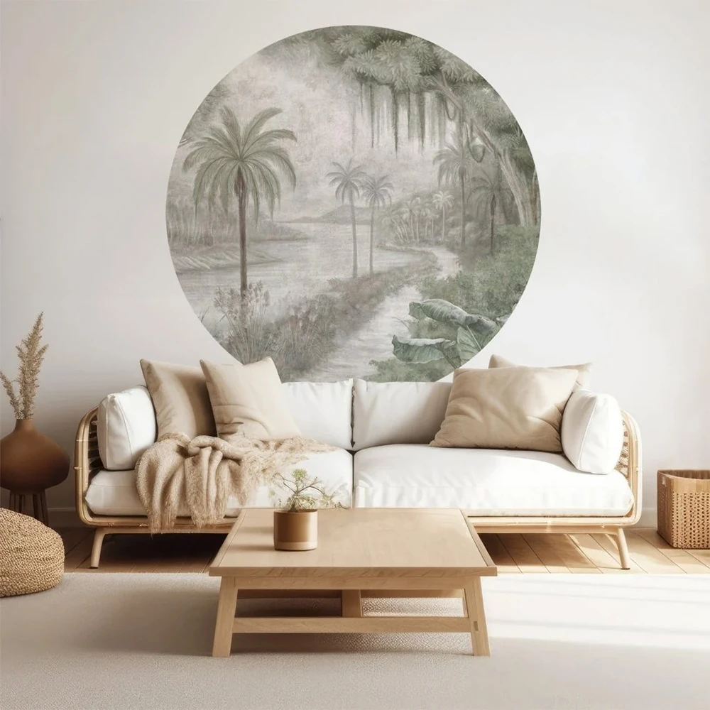 Wallpaper Wall Art Paleo circle (2)