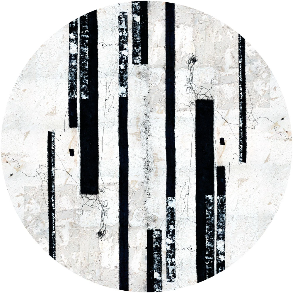 Wallpaper Wall Art Piano circle