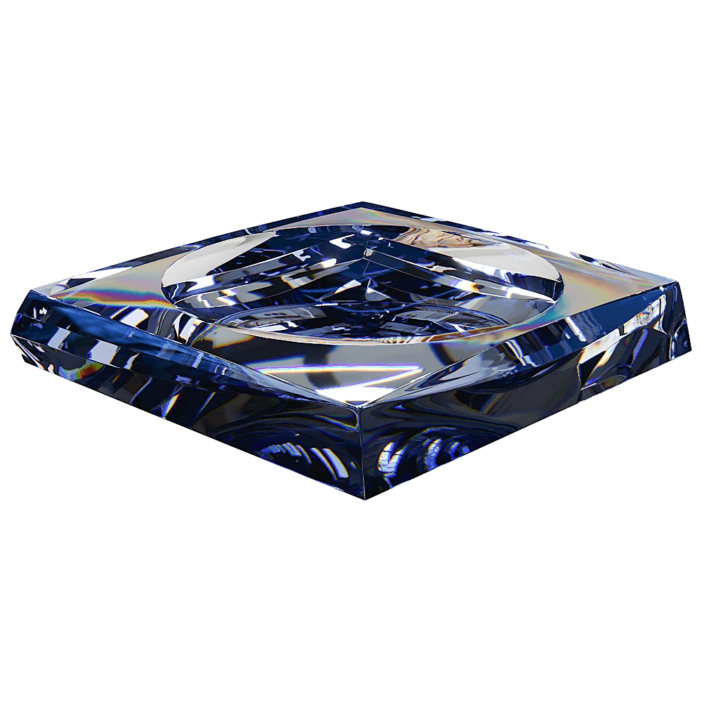 Ashtray Dolvano Blue V1 (2)
