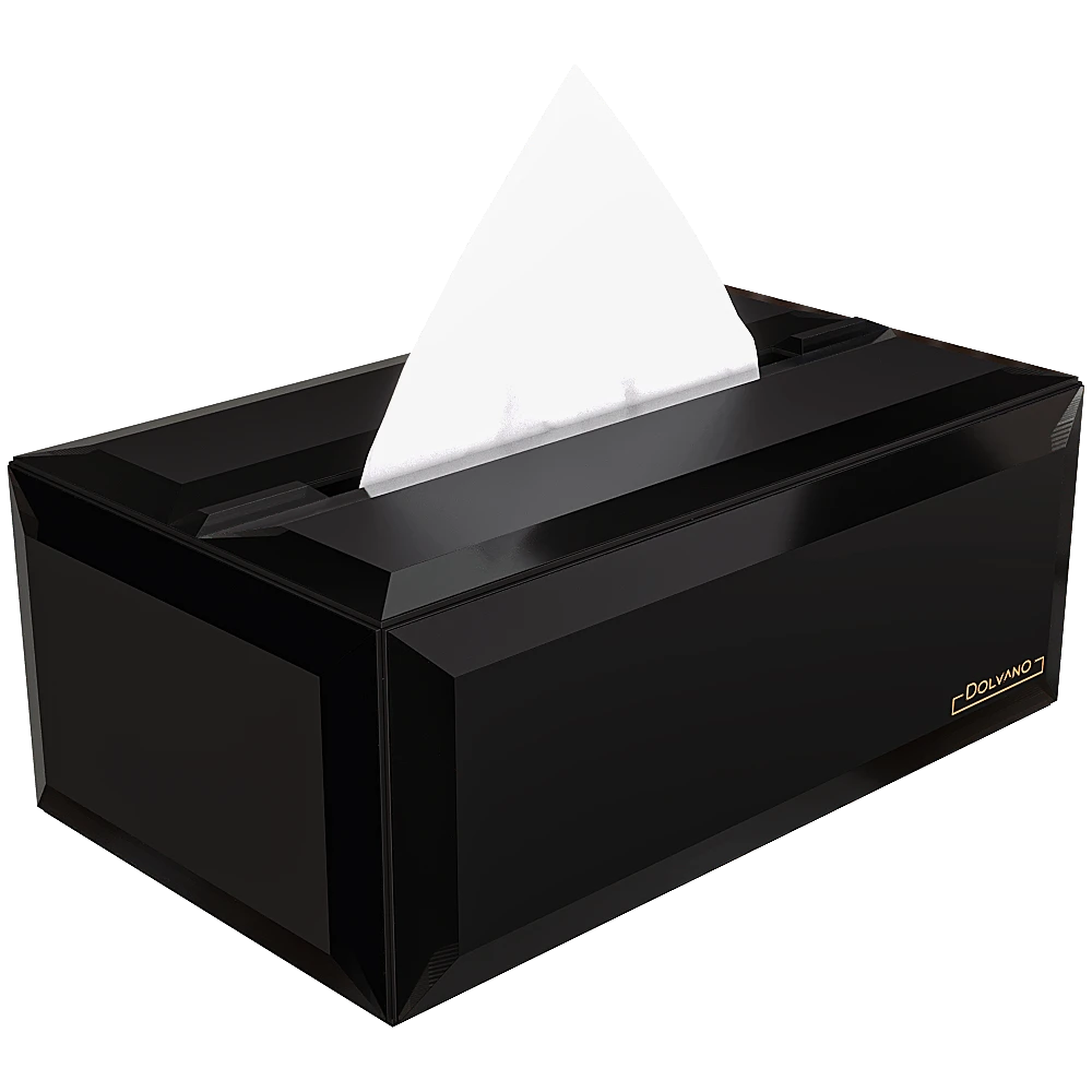 Napkin Box Dolvano Black
