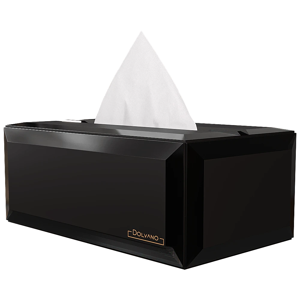 Napkin Box Dolvano Black (2)