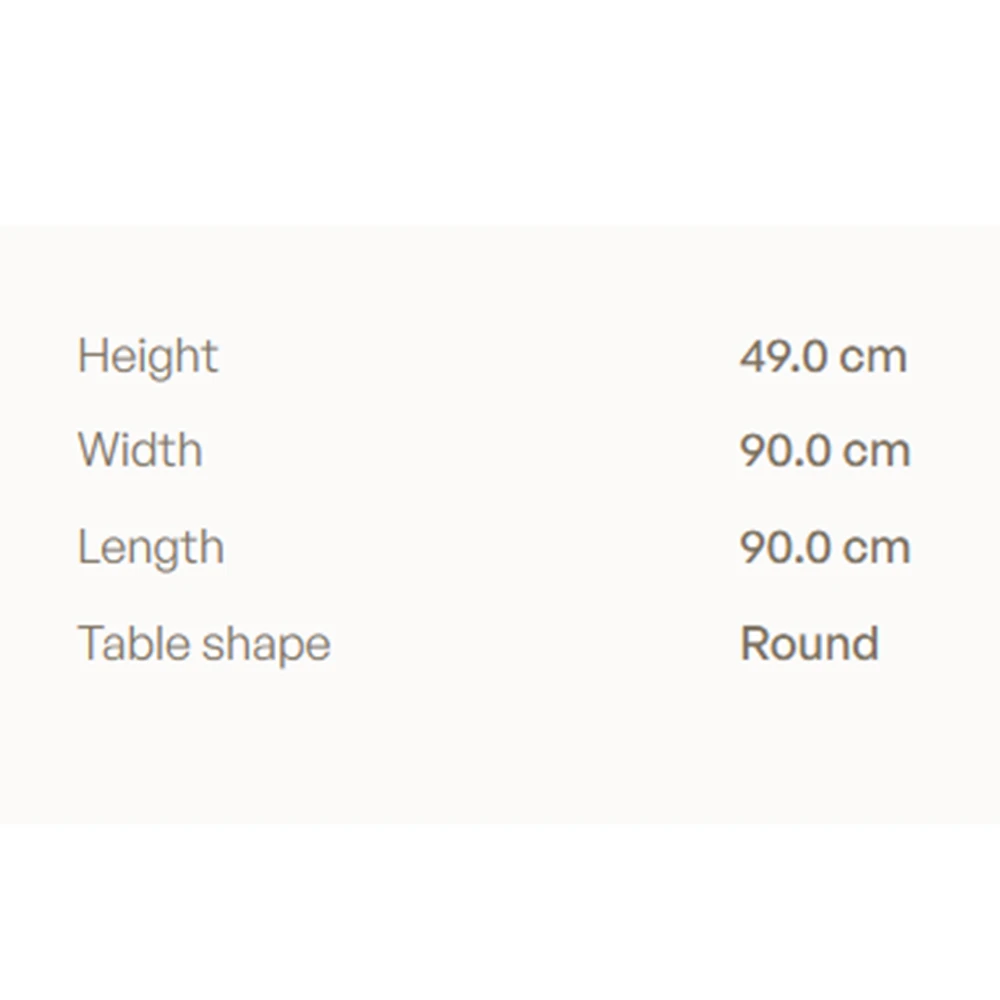 Side Table Royal Botania Butler Ø 90cm (4)