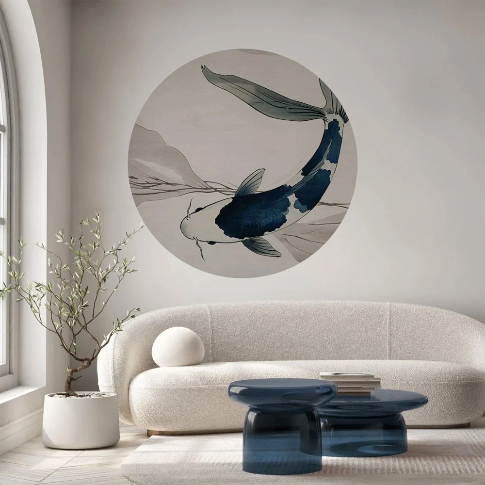 Wallpaper Wall Art Koi circle (2)