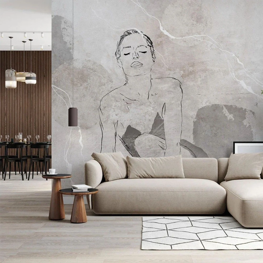 Wallpaper Wall Art Lapillis Femme (2)