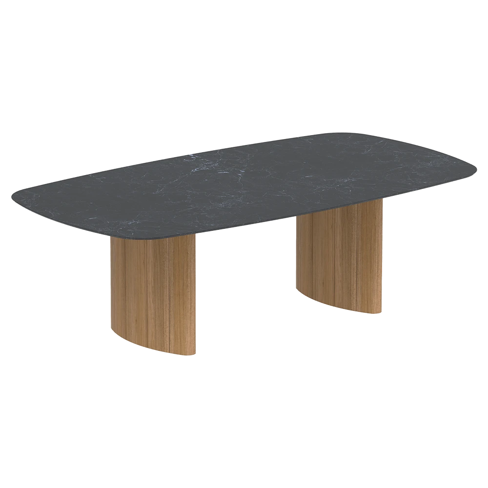 Dining Table Royal Botania Regaliz 220x120cm Low Dining Teak Top