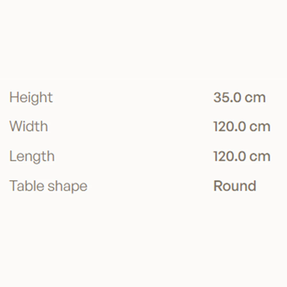 Lounge Table Royal Botania Styletto Ø 120cm ceramic top (2)