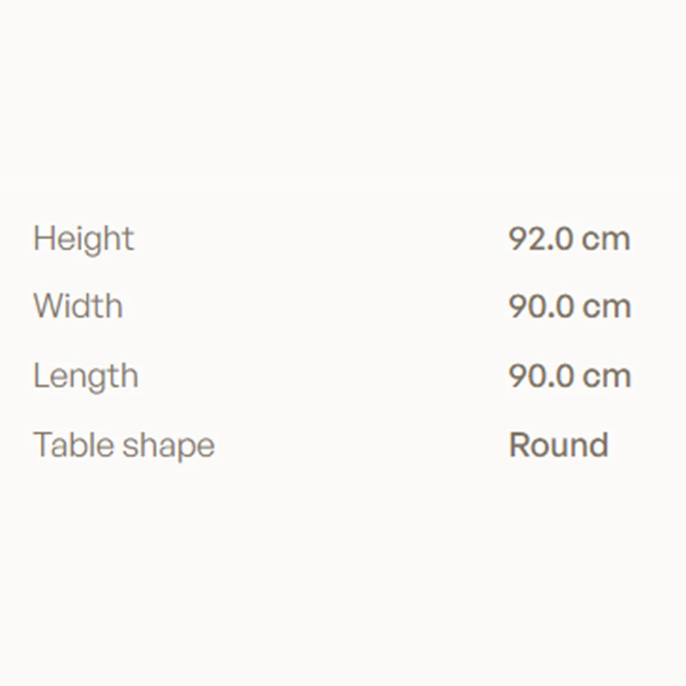 Counter Height Table Royal Botania Styletto Ø 90cm ceramic top (9)