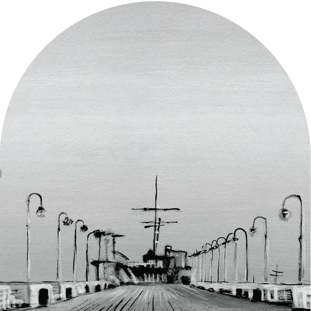 Carta da parati Wall Art Pier arc
