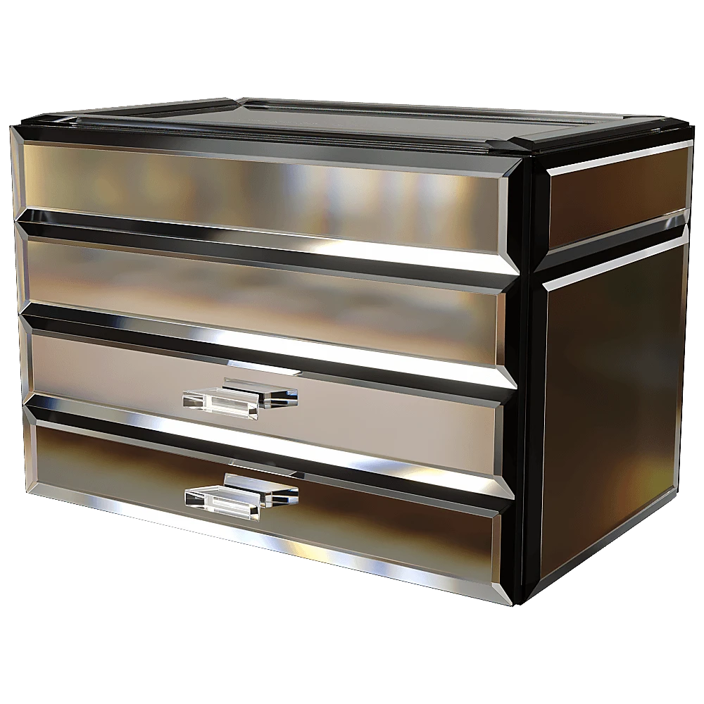 Jewelry Box Dolvano Large Size Silver
