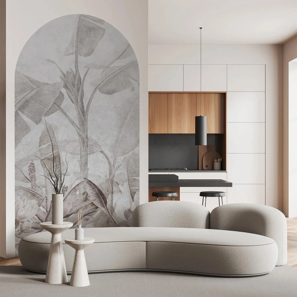 Обои Wall Art Тропический лес Бежевая арка (2)
