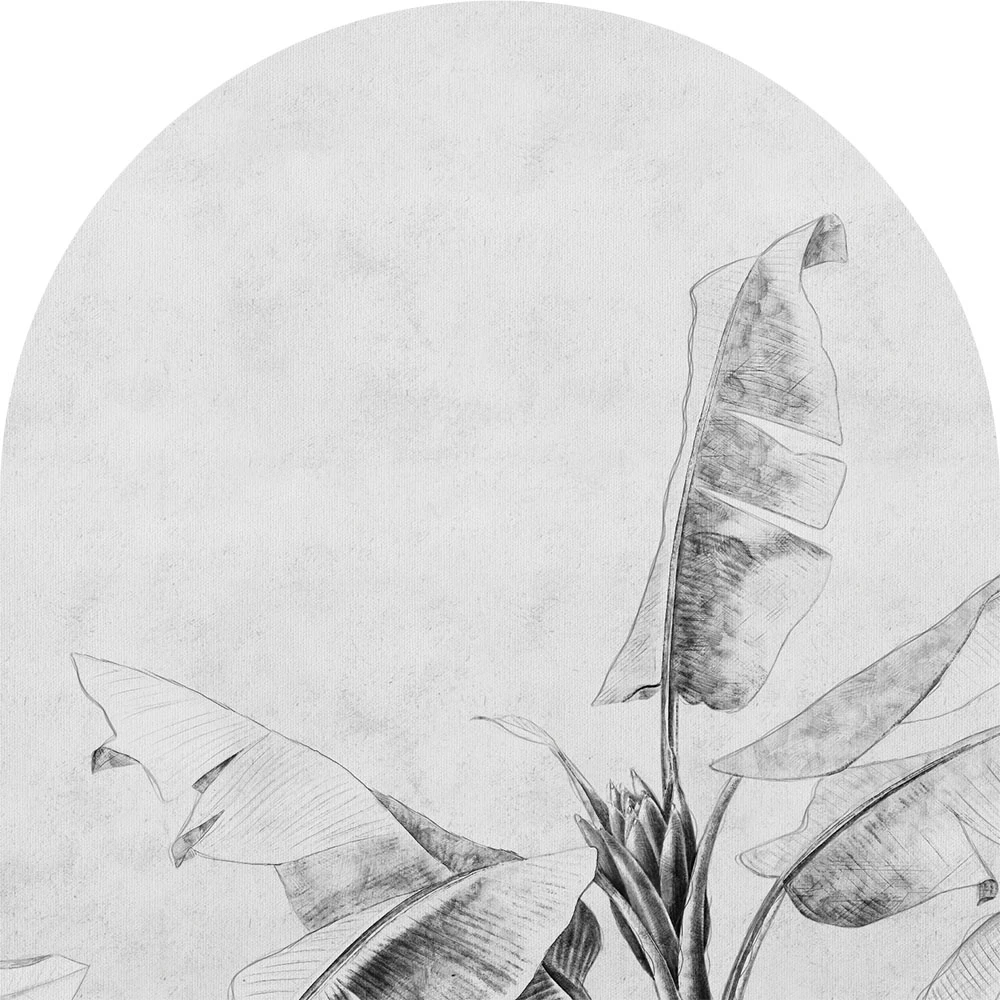 Papel pintado Wall Art Rainforest Sketch arc