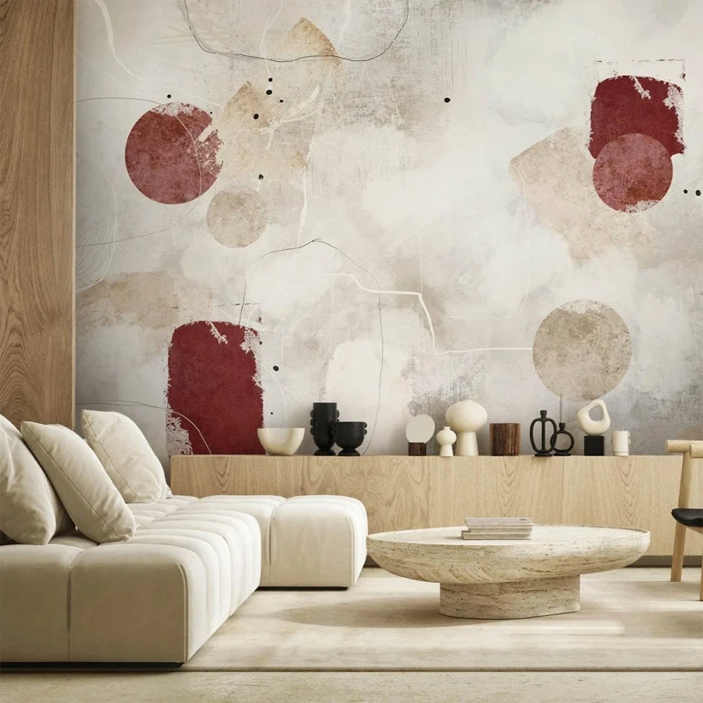 Wallpaper Wall Art Rojo (2)