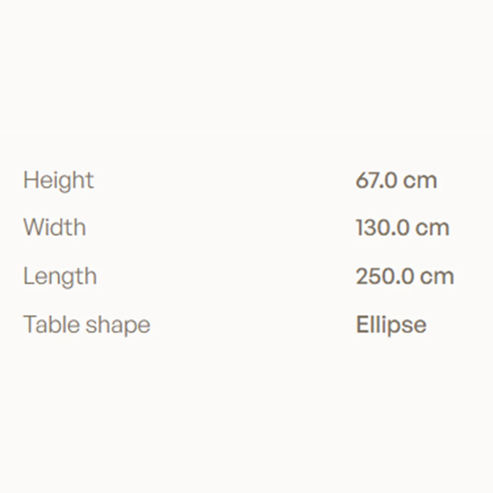 Dining Table Royal Botania Regaliz 250x130cm Low Ceramic top (2)