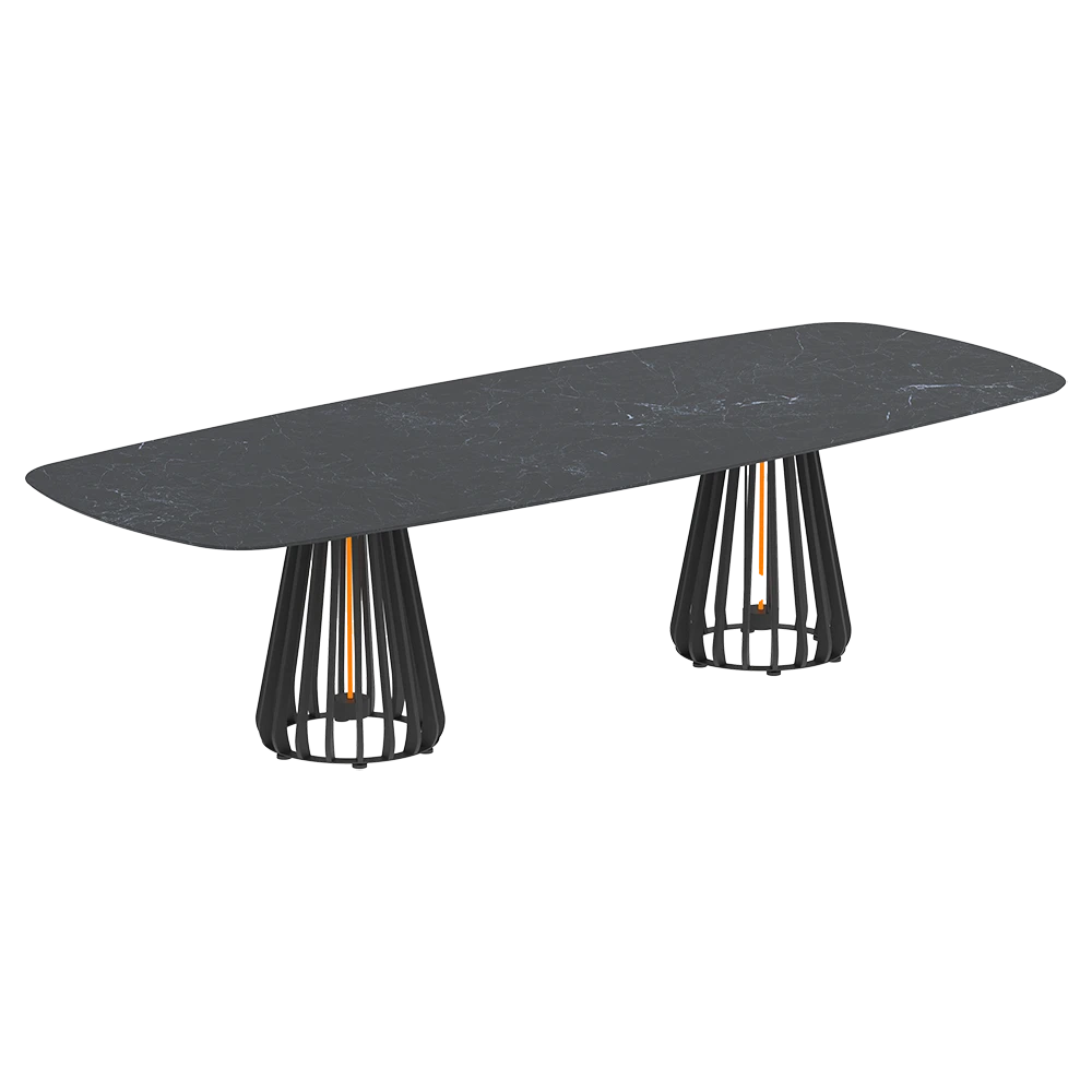 Mesa de comedor Royal Botania Furniz Standard 300x120cm con tapa de cerámica