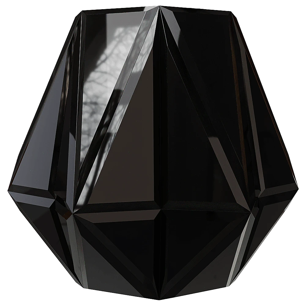 Vaso di Fiori Dolvano Nero (2)