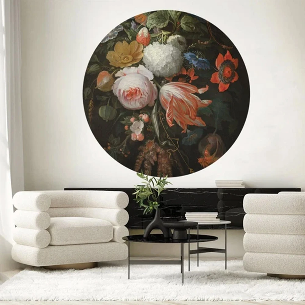 Wallpaper Wall Art Boudoir circle (2)