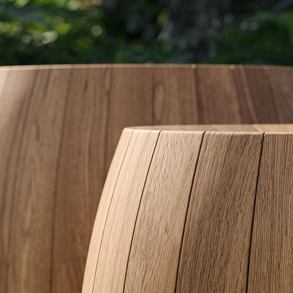 Planter Royal Botania Bariq teak Ø90 (3)
