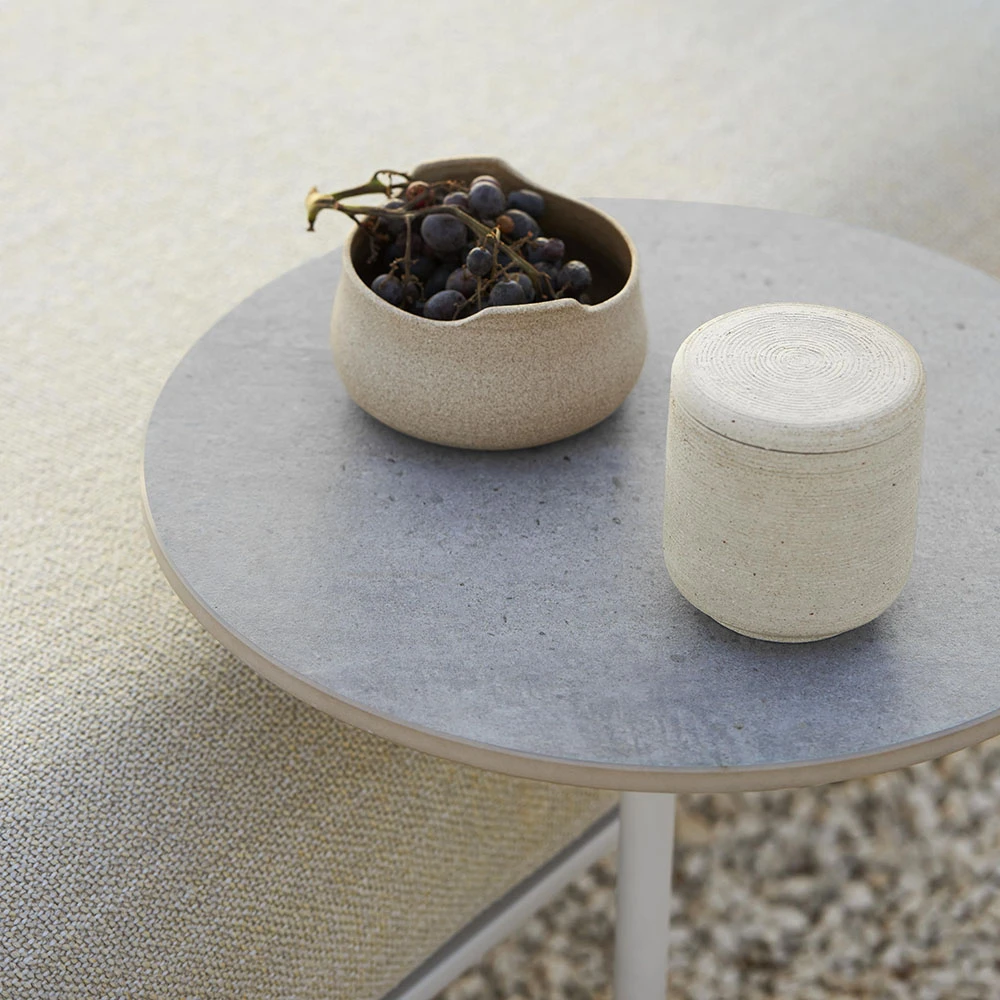 Table d'appoint Royal Botania Butler Ø 90cm plateau céramique (2)