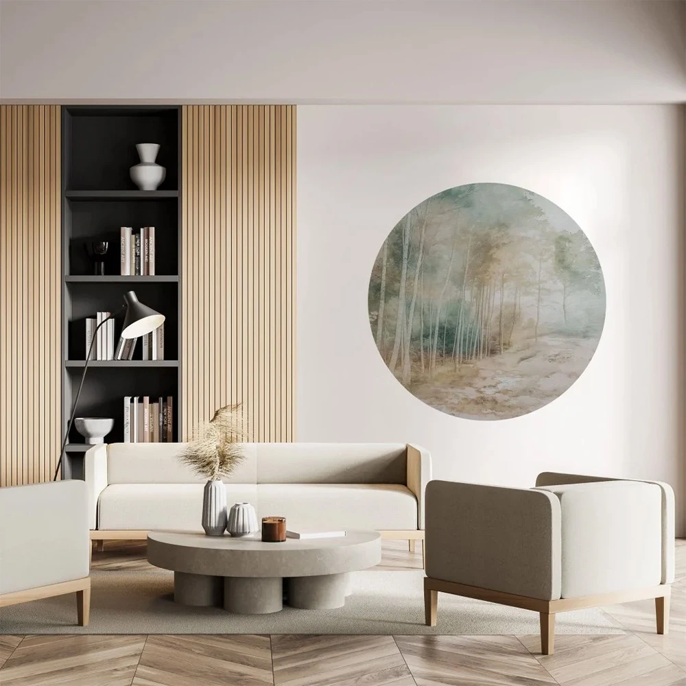 Wallpaper Wall Art Foresta circle (2)