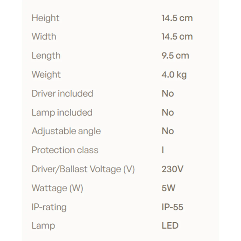 Projecteur Royal Botania Omega Up&Down GU10 220V (3)