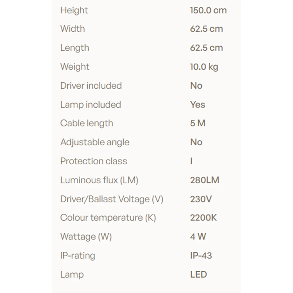 Floor Lamp Royal Botania Meduz 150 E27 (4)