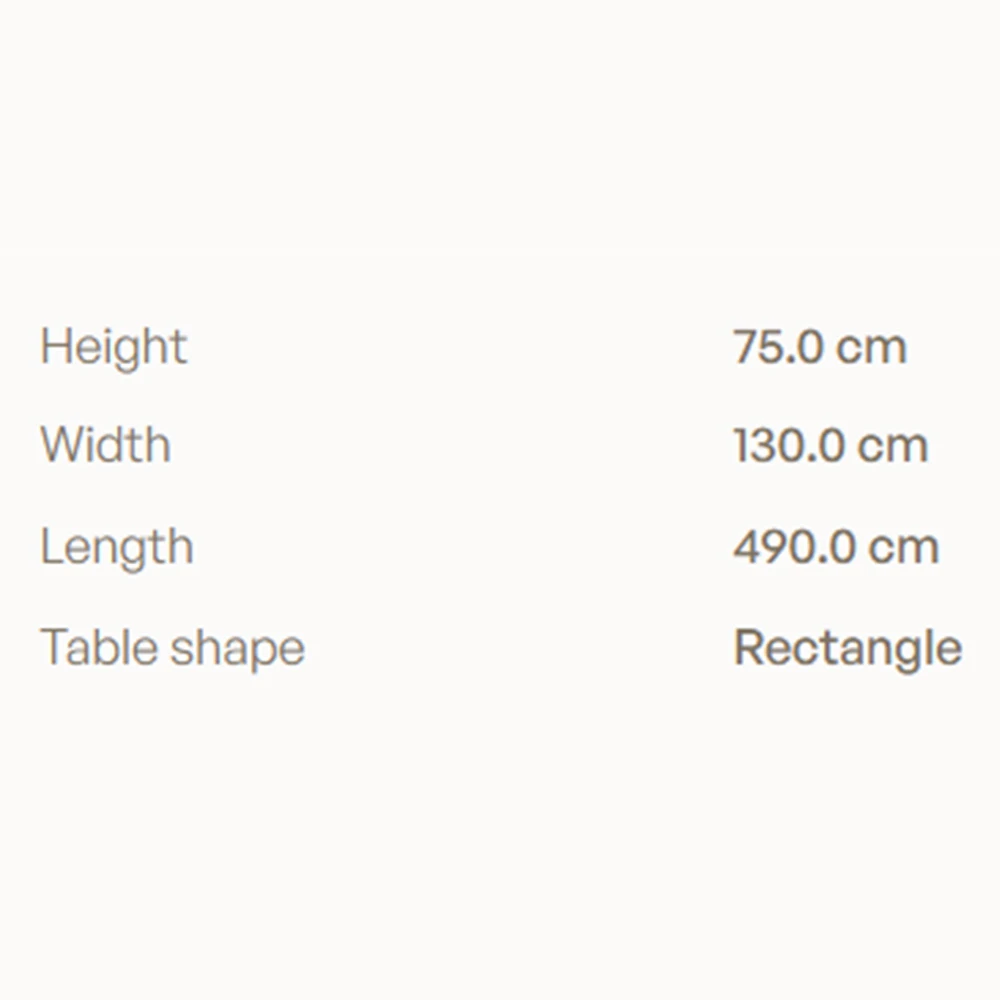 Dining Table Royal Botania Regaliz Section (2)