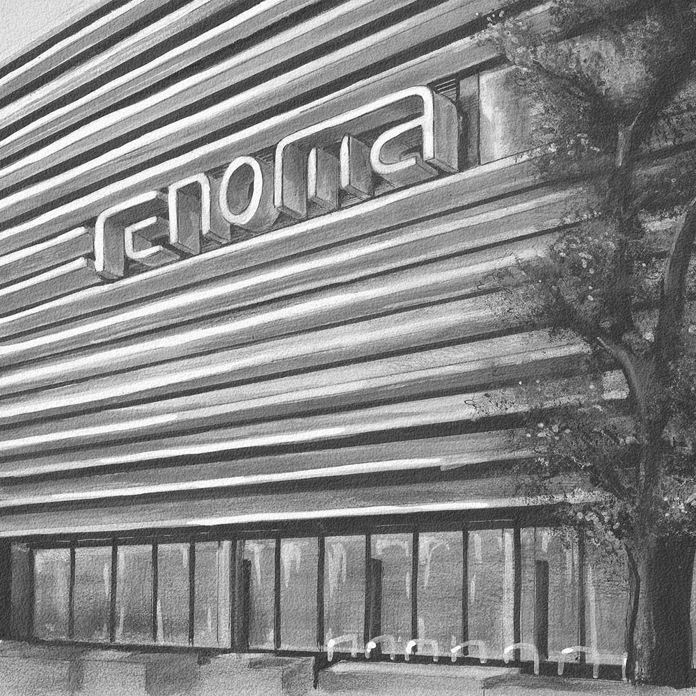 Carta da parati Wall Art Mall B&W