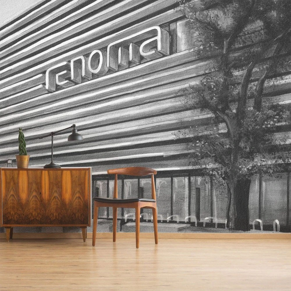 Carta da parati Wall Art Mall B&W (2)
