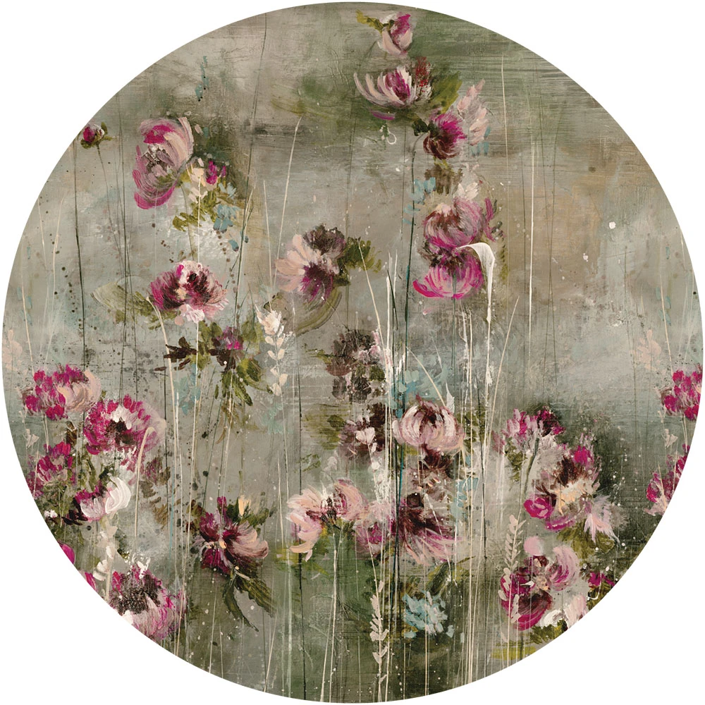 Carta da parati Wall Art Cerchio malva